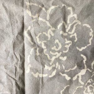 Calvin Klein Home Gray cotton floral euro sham cotton NWOT